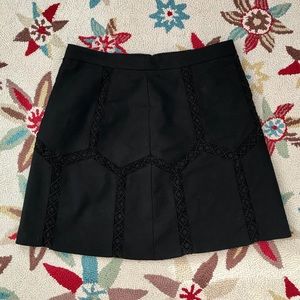 Banana Republic Mini Skirt with Eyelet Detail